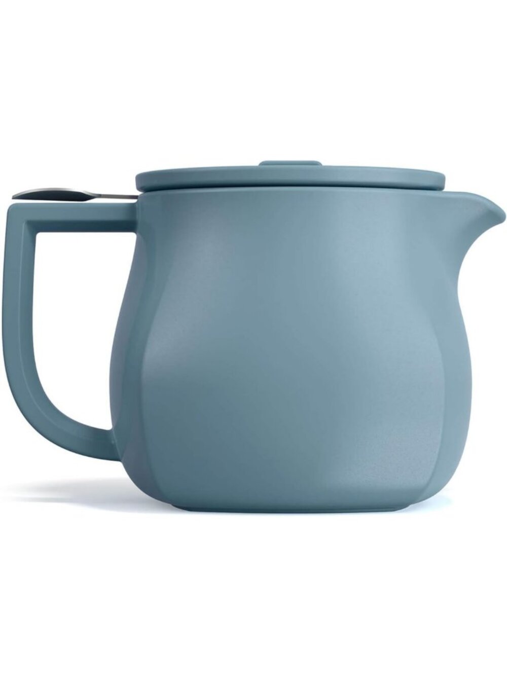 Elegant Ceramic Teapot with Infuser, 24 oz, Stone Blue - Perfect for Tea Lovers